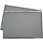 Udtip 2 pack XL magnetic makeup palette set with clear top