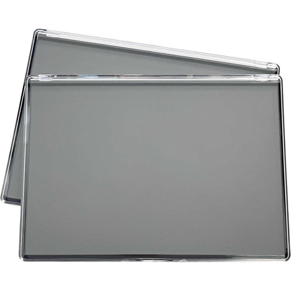 Udtip 2 pack XL magnetic makeup palette set with clear top