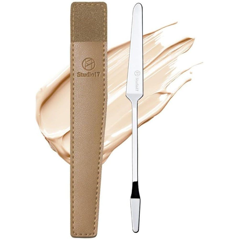 Studio17 stainless steel foundation spatula front view