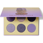 Juvia's Place The Violets Eyeshadow Palette front view of 6-shade compact