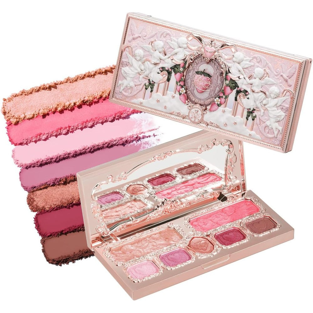 Flower Knows Strawberry Cupid Makeup Palette 02 closed case front view