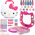 Townley Girl Hello Kitty light up makeup vanity set front view showing character case