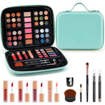 Color Nymph beginner makeup kit front view showing the complete eyeshadow palette and cosmetic accessories.