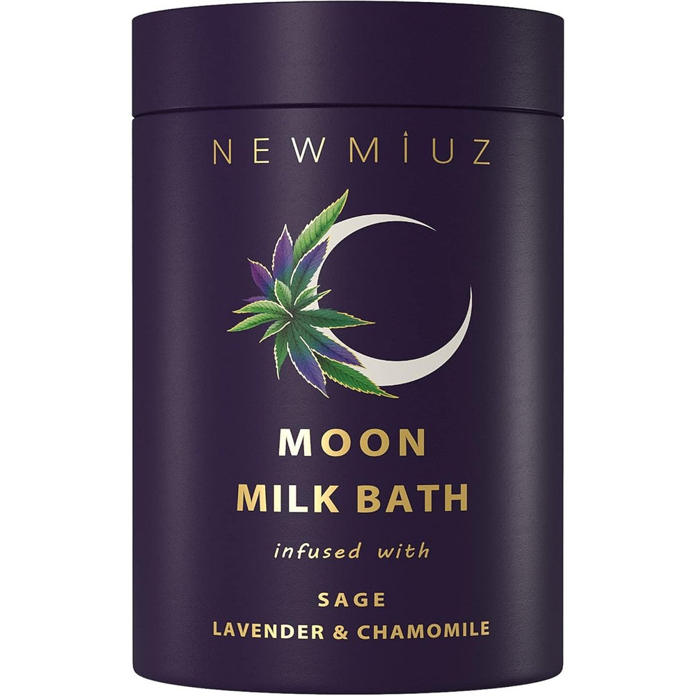 New Miuz Cleansing Sage Moon Milk Bath Soak front view