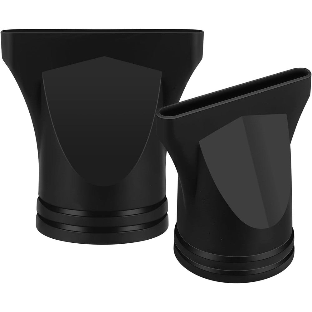VOSAREA hair dryer nozzle attachment front view showcasing the sleek black professional concentrator design.