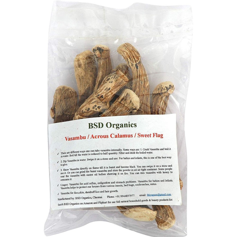 BSD Organics Sweet Flag Vasambu 500 gram root pack