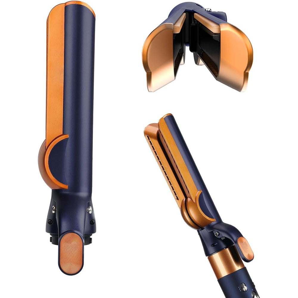 Texovyrax airflow attachment for Dyson Airwrap front view in Prussian Blue