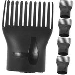 Minkissy 5 piece hair dryer comb attachment set front view