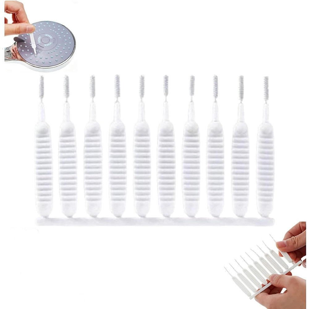 Morekfly gap hole anti-clogging cleaning brush 10 pack front view