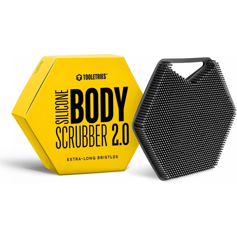 Tooletries Body Scrubber 2.0 charcoal front view