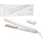 Kristin Ess 3-in-One Professional Titanium Hair Straightener with sleek white finish
