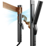 Tymo Airflow Styler 2.0 hair straightener and curler front view