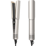 SUPGALIY 2 in 1 wet to dry hair dryer and straightener front view premium gold styler