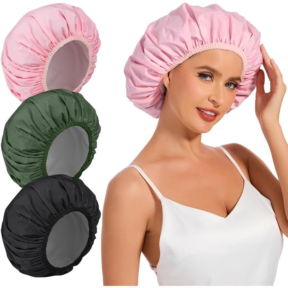 Kafteri reusable shower cap set front view