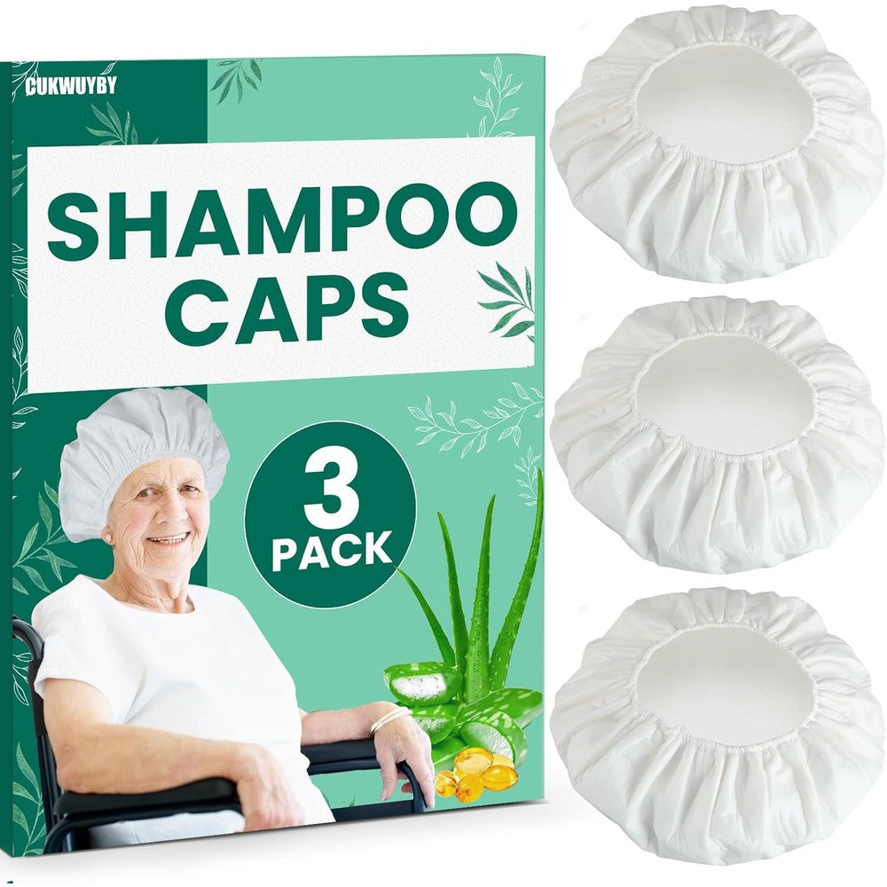 Cukwuyby no rinse shampoo caps 3 pack front view