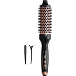 Wavytalk Blowout Boost 1.5 inch heated thermal brush front view highlighting the ceramic ionic barrel and bristles.