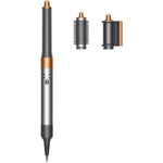 Dyson Airwrap Origin Multi Styler front view showing the premium nickel and copper wand setup.