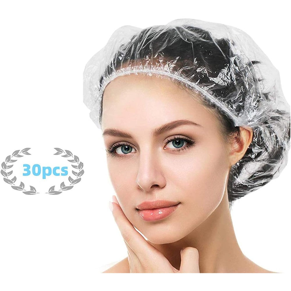Yizijizi disposable shower caps front packaging view