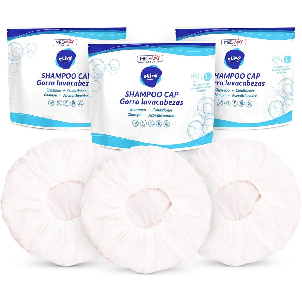 Medvance No Rinse Shampoo Cap 3 Pack front view