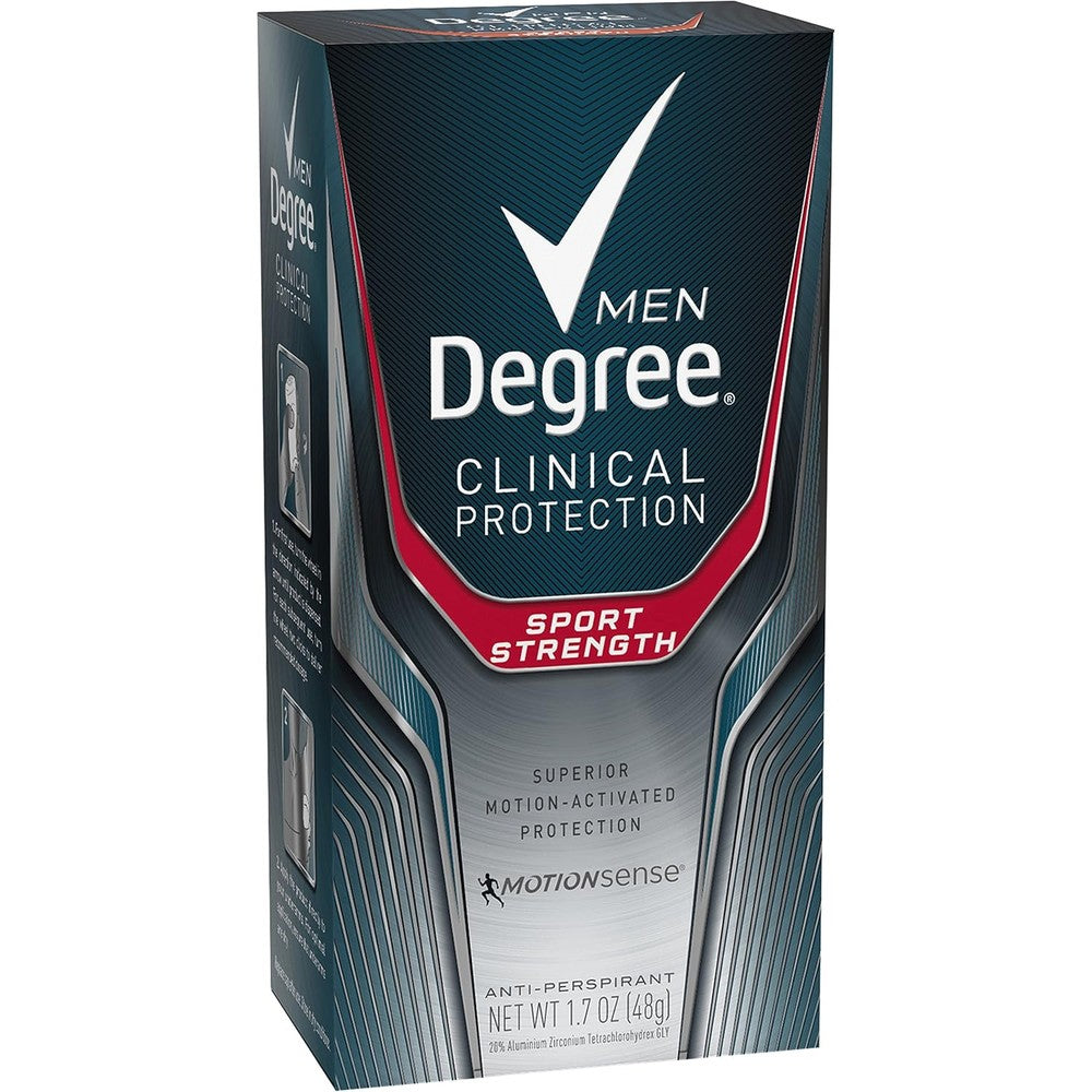 Degree Men Clinical Protection Sport Strength antiperspirant stick front view
