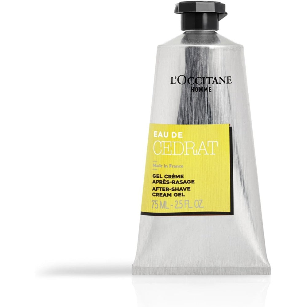 L'Occitane Eau De Cedrat After Shave Cream Gel front view tube