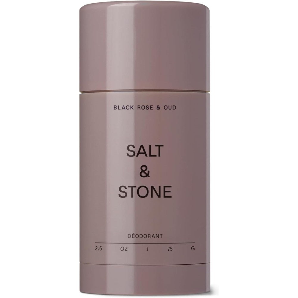 Salt and Stone Extra Strength Aluminum Free Deodorant Black Rose and Oud front view