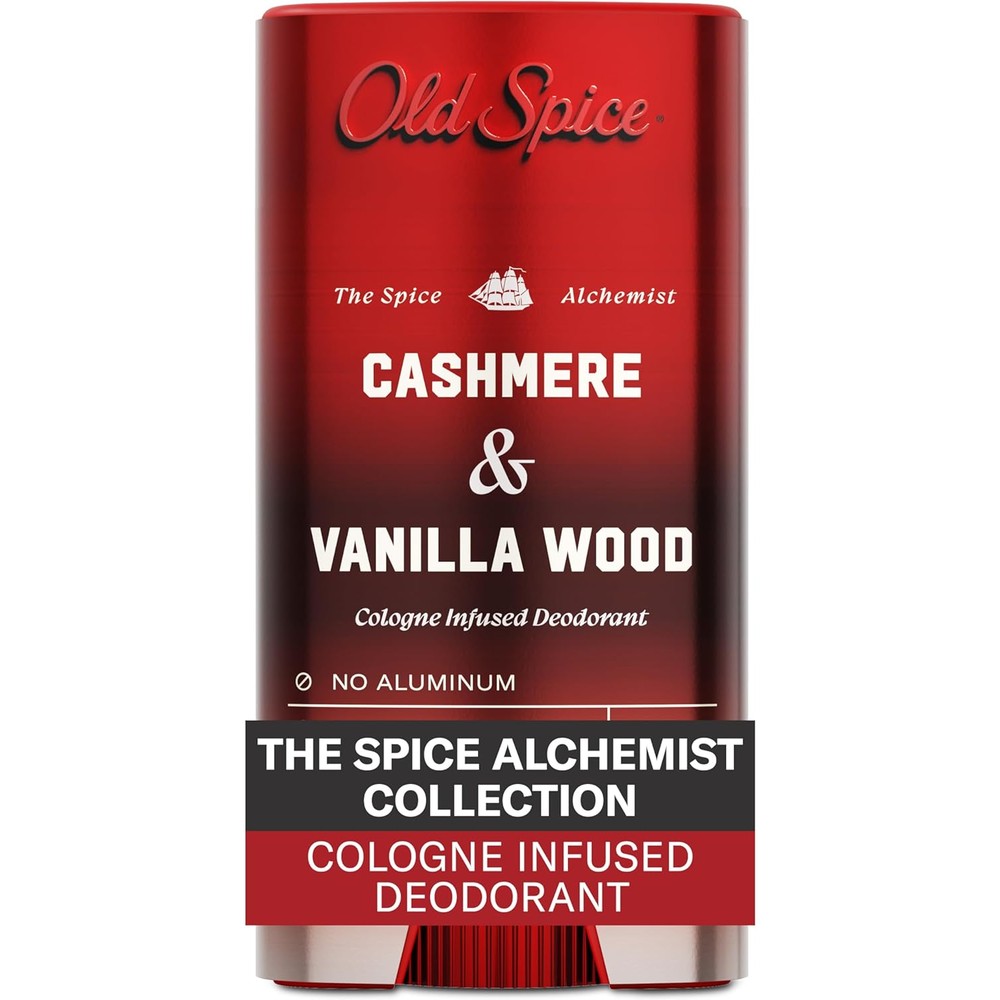Old Spice The Spice Alchemist Cashmere and Vanilla Wood deodorant stick front view