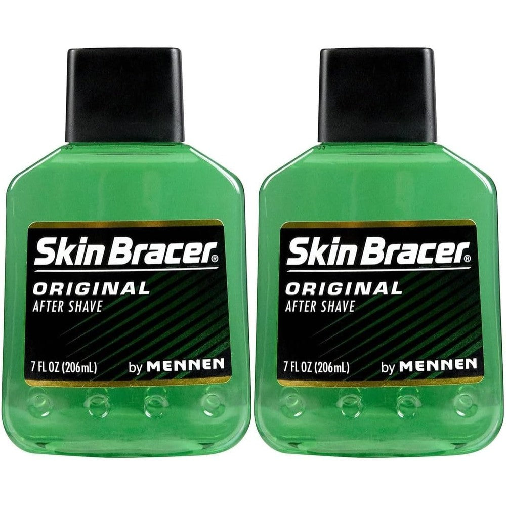 Skin Bracer by Mennen Afta After Shave two pack front view authentic imported post shave lotion for men
