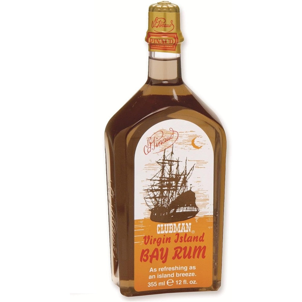 Clubman Pinaud Virgin Island Bay Rum After Shave Cologne front view packaging