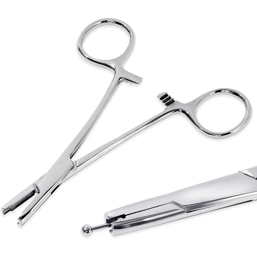 Beautidots Piercing Ball Grabber Tool front view showing four-prong design