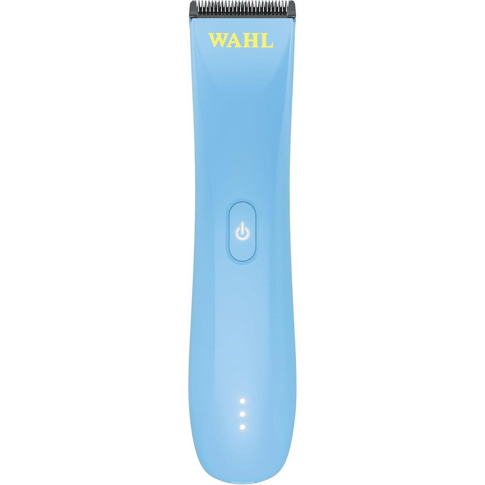 Wahl Professional Peanut Li Cordless Trimmer blue front view