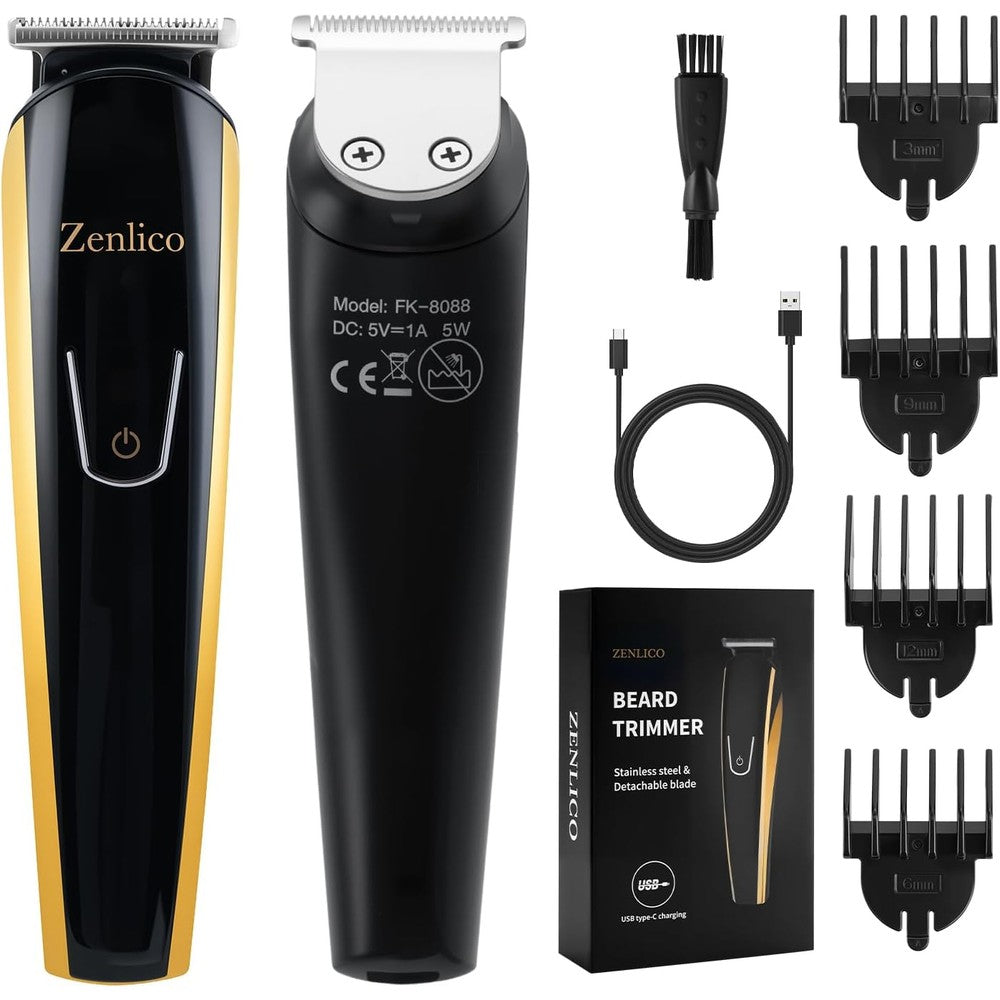 Zenlico beard trimmer and electric grooming kit front view