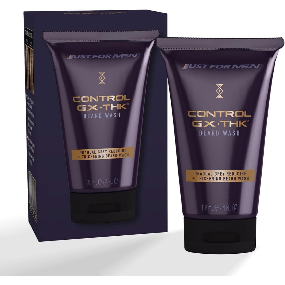 Just For Men Control GX Plus THK Thickening Beard Wash bottle front view