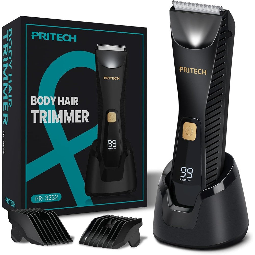 Pritech Manscape Body Hair Trimmer front view