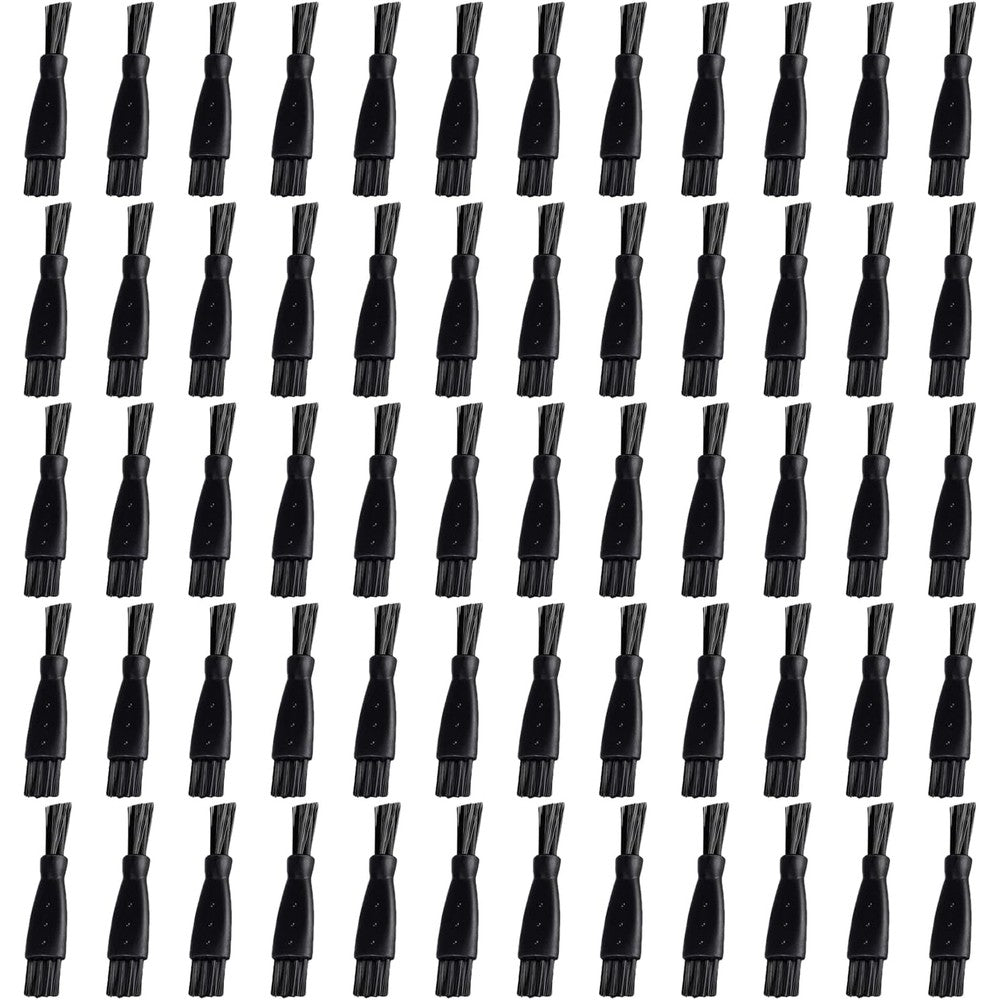 LinMei 60 Pieces Electric Shaver Cleaning Brush Set Front View