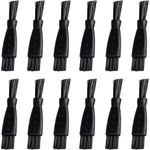 LinMei 12 Pieces Electric Shaver Cleaning Brush Set front view