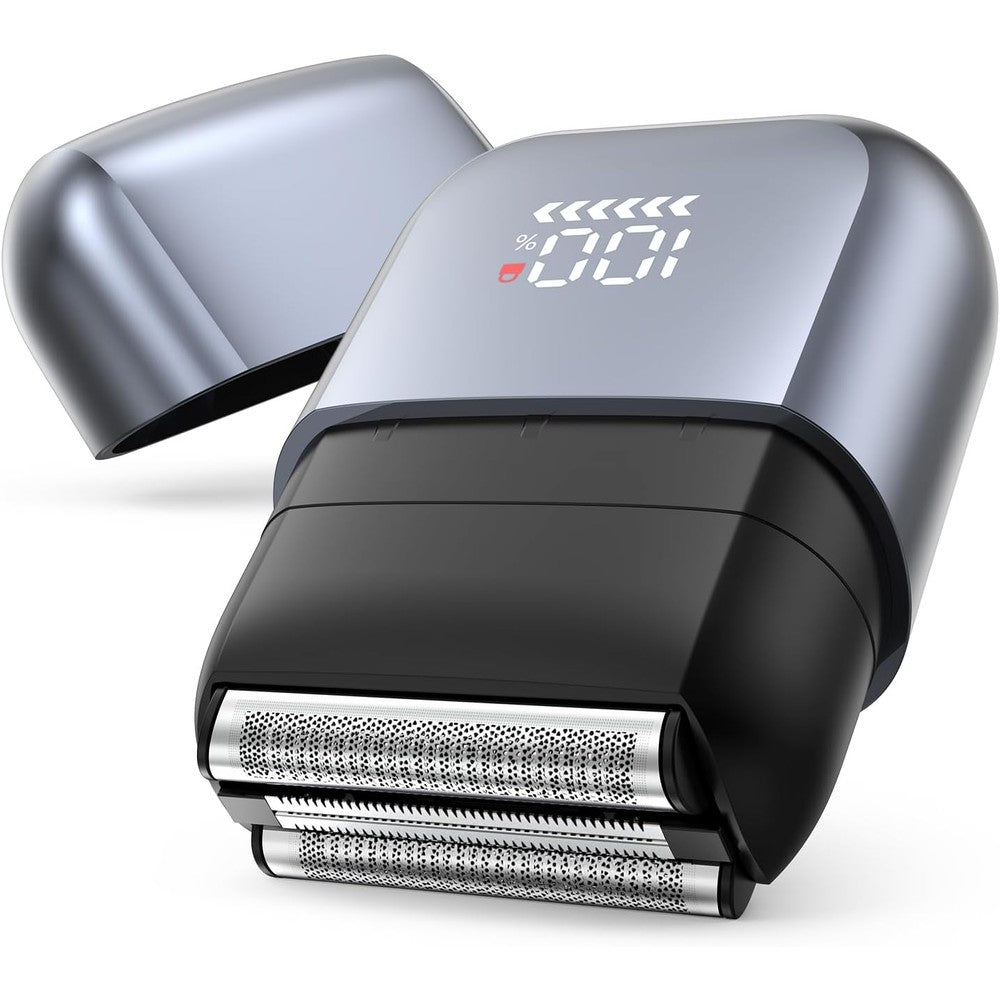 Fire Rose mini electric foil shaver front view