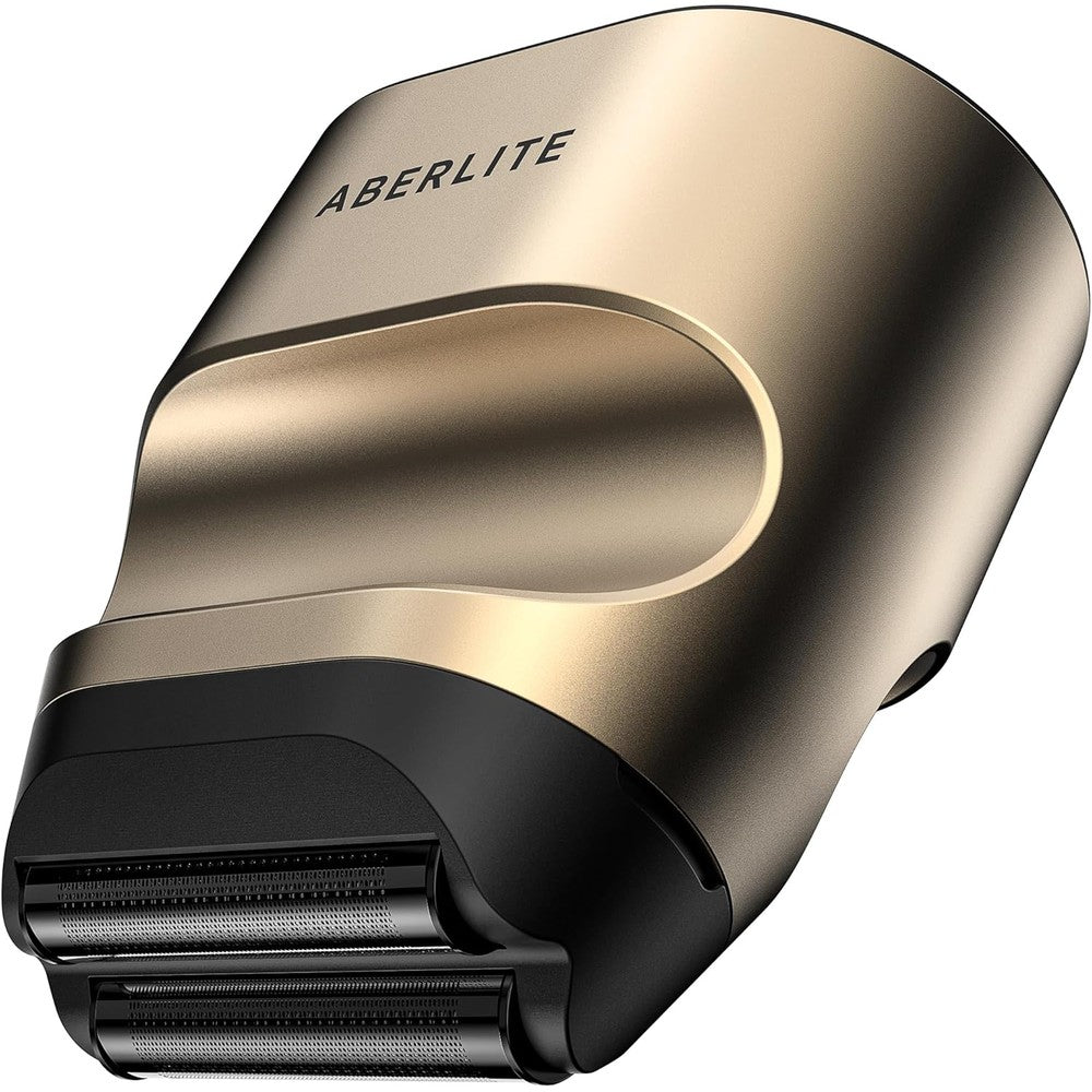 Aberlite Touch 2 foil head shaver front view in matte gold