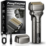 AuralMax electric razor with pop-up trimmer front view
