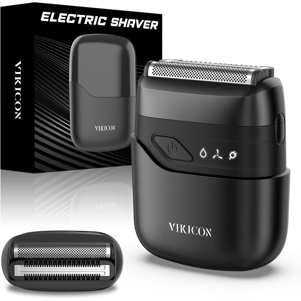 Vikicon electric foil shaver for men front view