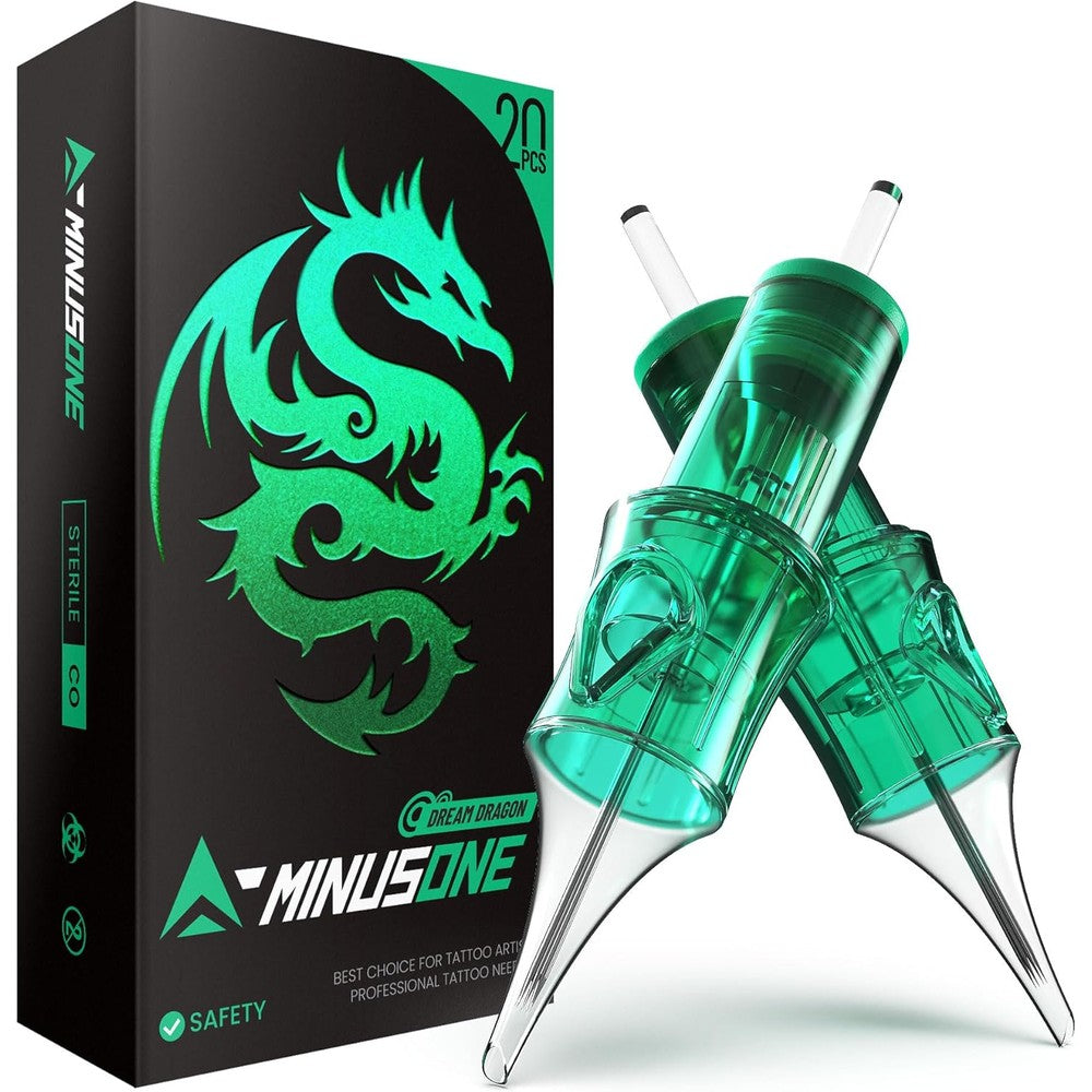 A-minusone 1209RL tattoo cartridge needles box front view