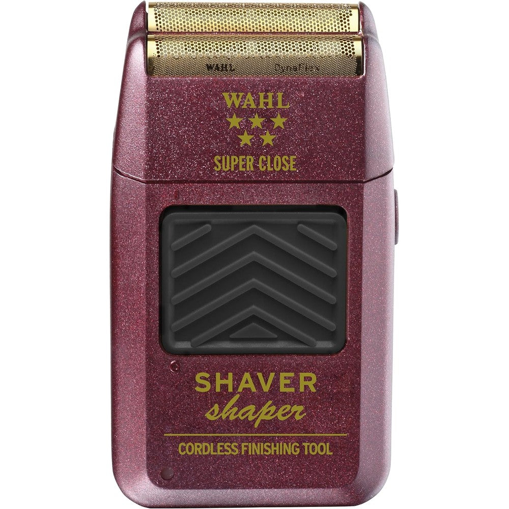 Wahl Professional 5 Star Series Shaver front view showing gold foils