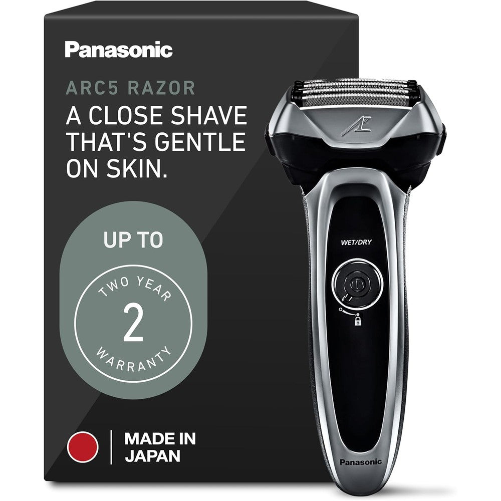 Panasonic Arc5 electric razor front view for men
