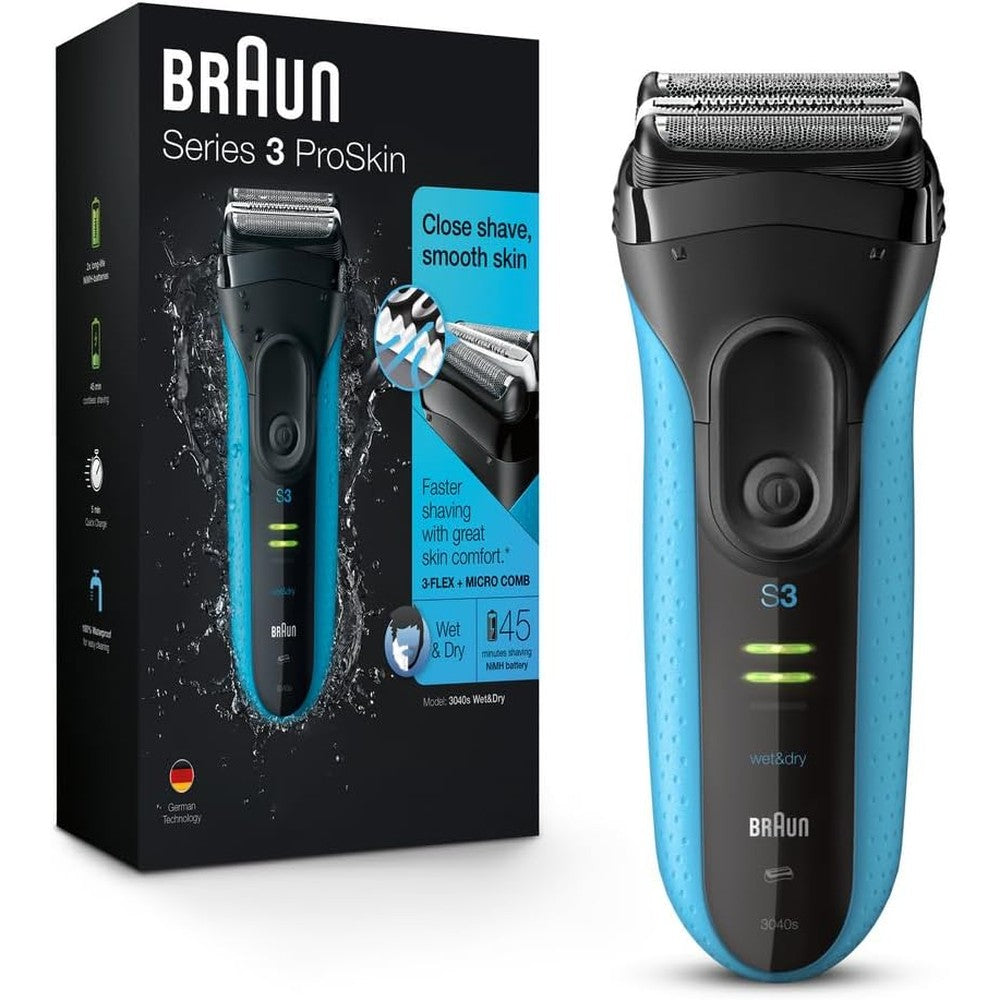 Braun Series 3 Proskin 3040s electric shaver front view