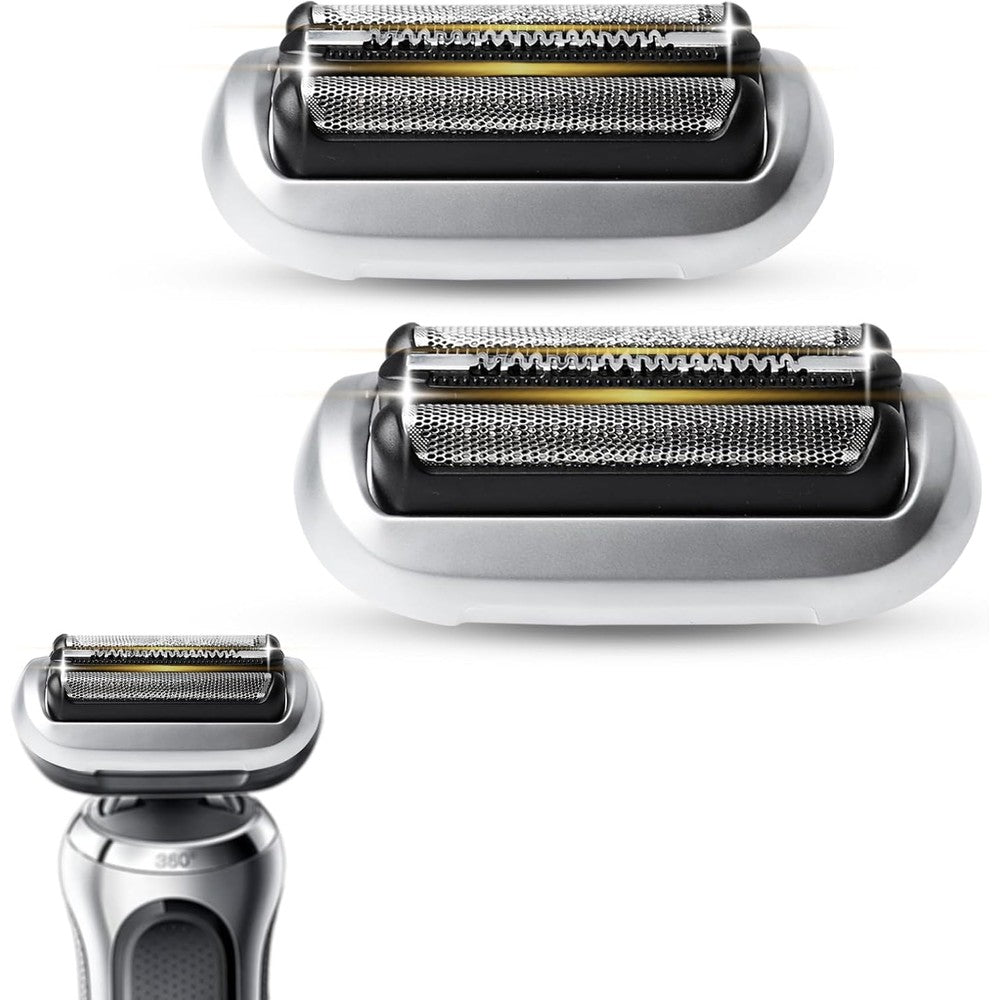 JEVONG 74S S7 replacement head front view showcasing the stainless steel foil mesh
