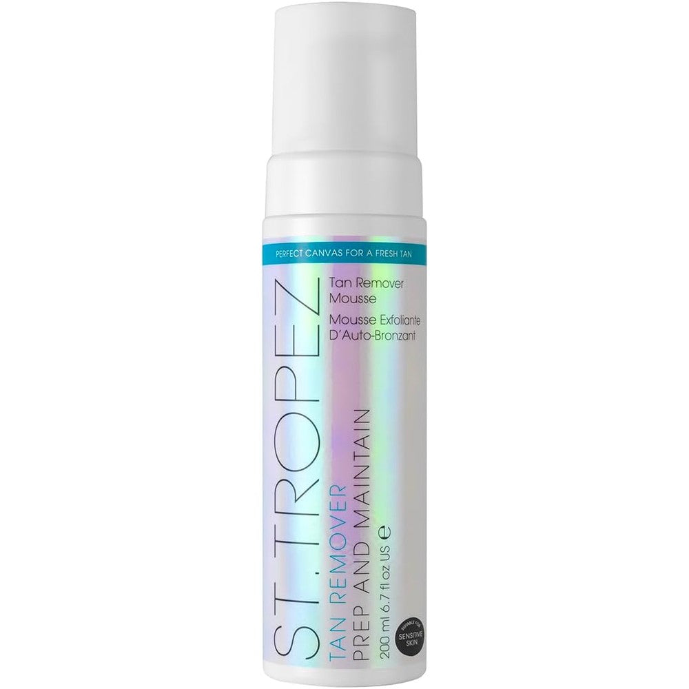 St. Tropez Tan Remover Mousse And Primer 2 In 1 Detoxifying And Priming Foam For Sensitive Skin 6.7 Fluid Ounce