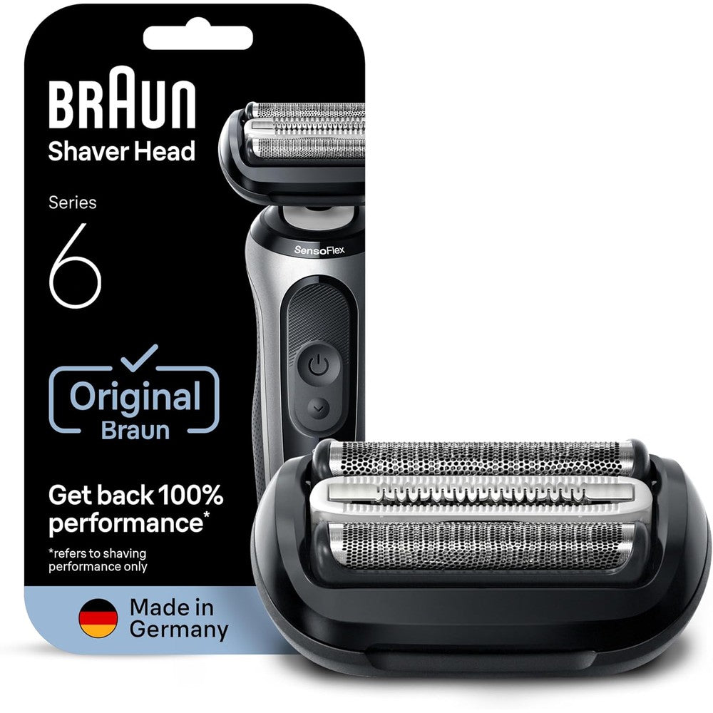 Braun Series 6 Electric Shaver Replacement Head 64B front view showing foil screen