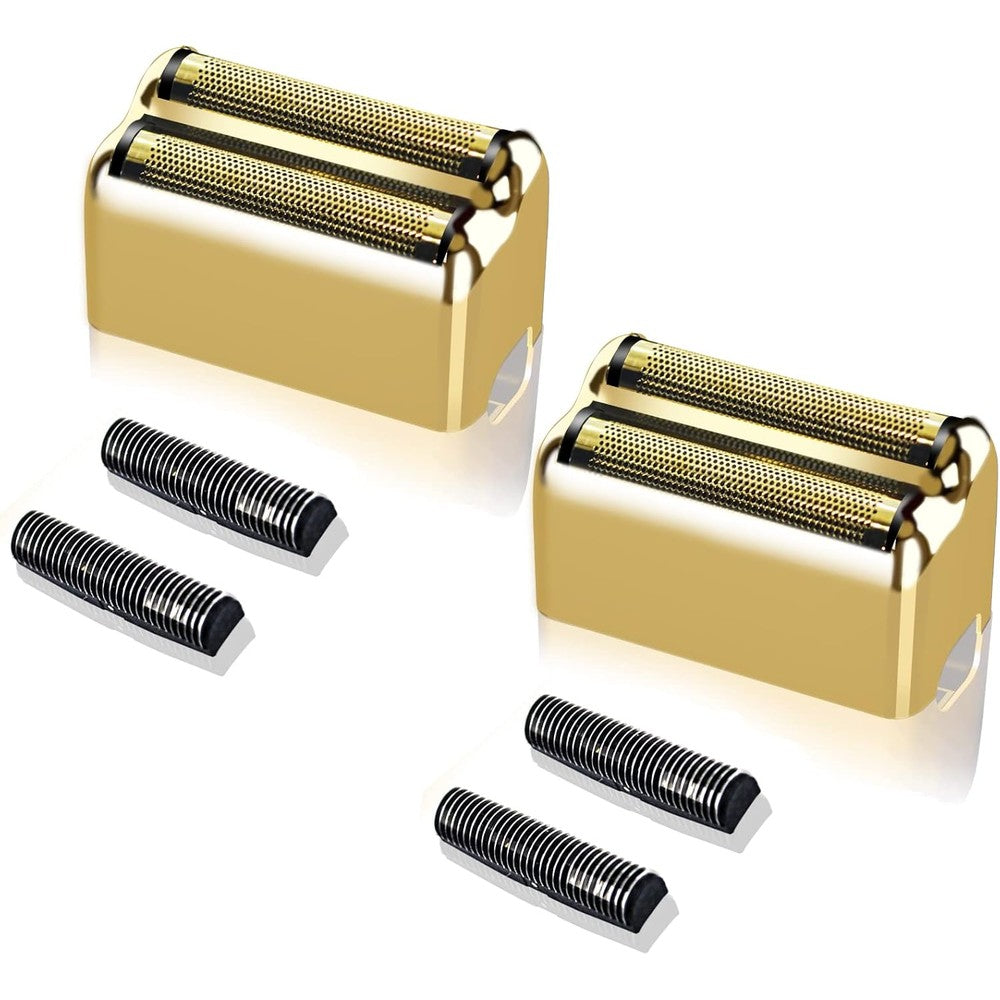 Colorski replacement foil and cutters front view showing gold double foil head