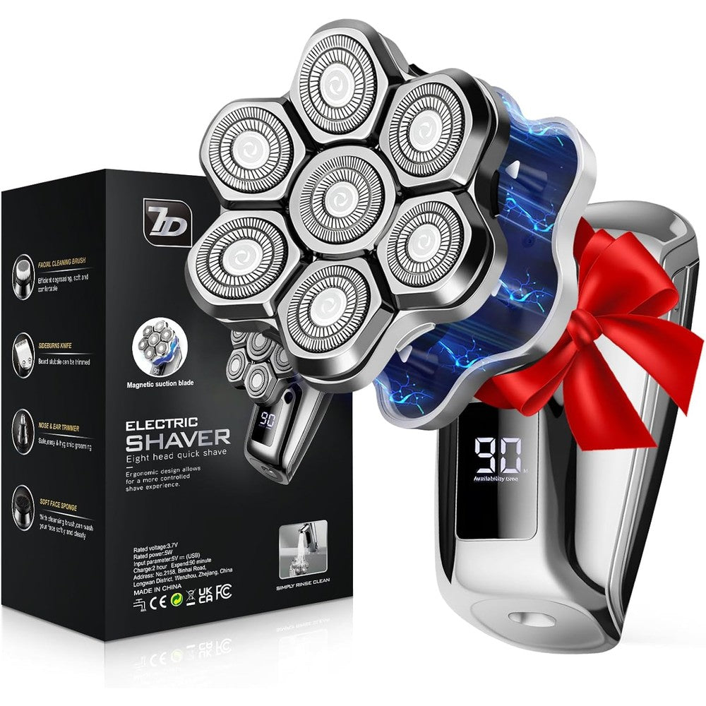 Voph 7D electric head shaver for bald men front view