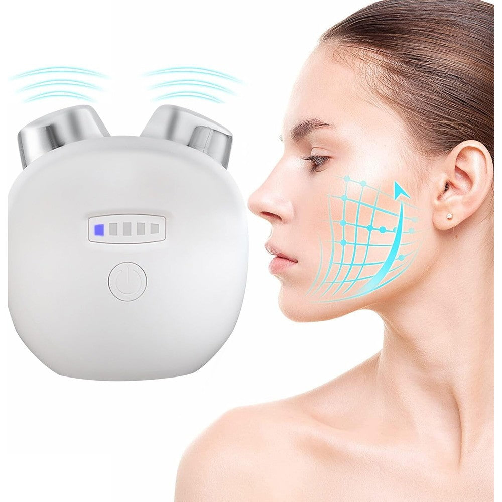 Lovely Bamboo Microcurrent Facial Device front view for skin tightening.